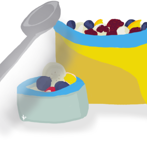 Anyone hungry for some fruit salad now?