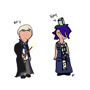 why yes, I am dressed as Draco Malfoy. 